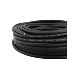 Bouwkern rubber kabel zwart 3x1.00mm - afbeelding 2