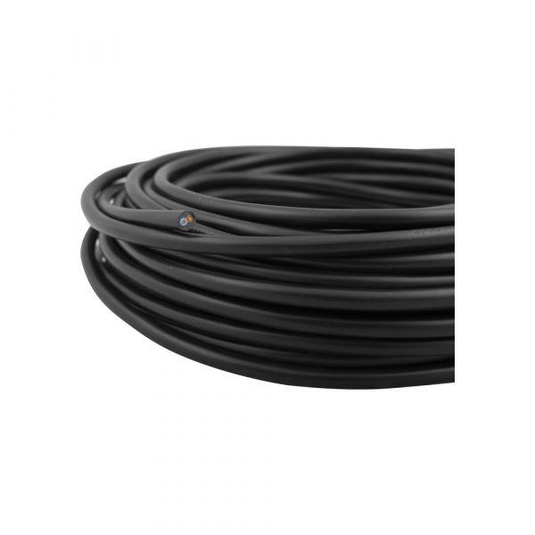Q-link huishoudsnoer â€“ vmvs â€“ belastbaar tot 1200w â€“ 2 x 0.75 mmâ² â€“ 20 m â€“ zwart