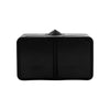 Q-link - wandcontactdoos - buitenstopcontact - opbouw - horizontaal - dubbel stopcontact - spatwaterdicht ip54 - randaarde - kinderbeveiliging - mat zwart