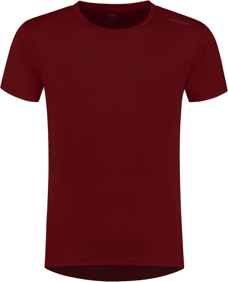Rogelli promo heren hardloopshirt - korte mouw - bordeaux