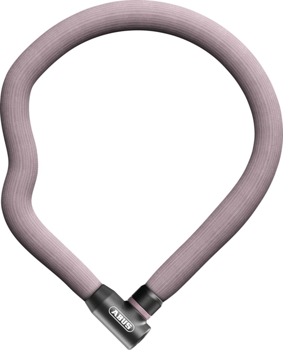 Abus fietsslot kettingslot - goose lock 4204k - security level 6 - roze - 110 cm - geschikt voor elektrische fietsen en stadsfietsen