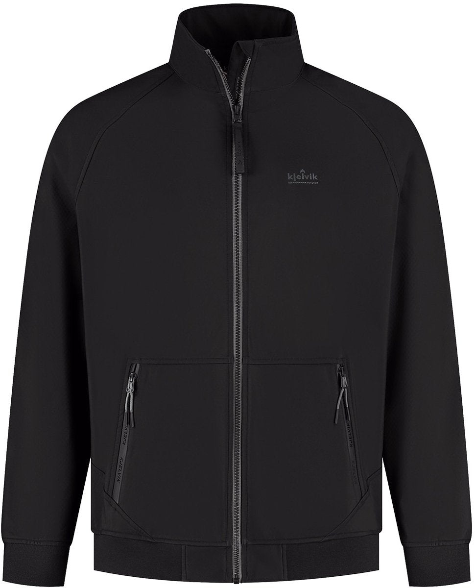 Kjelvik outdoorjas dionn zwart