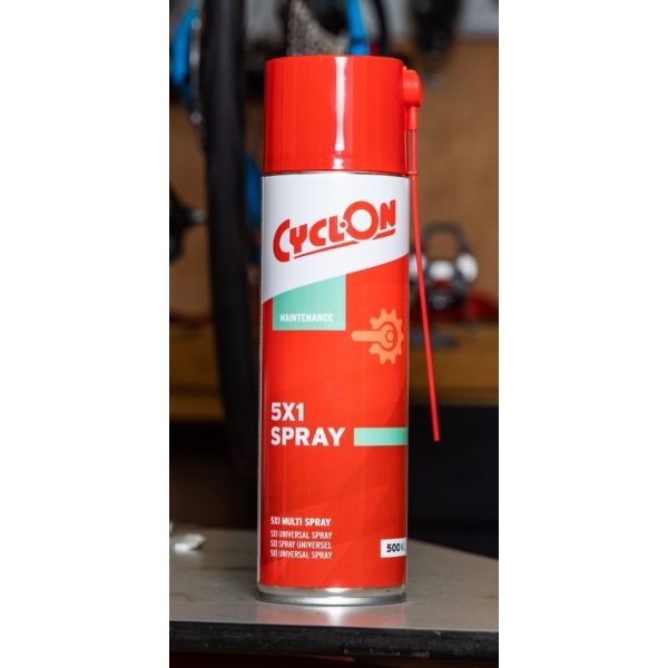 Cyclon p.t.f.e. multi smeermiddel 5x1 in spuitbus 500ml