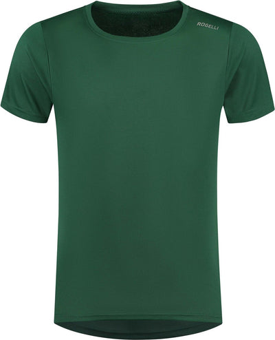Rogelli promo hardloopshirt heren - korte mouwen - donkergroen - s