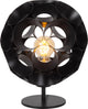 Lucide hannelore - tafellamp - ø 25 cm - 1xe27 - zwart