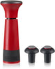 Innovine ™ vacuum pump wine saver in raspberry - wijnpomp met 2 stoppers