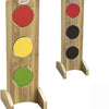 Classic world houten verkeerslicht educatief speelgoed verkeersregels.