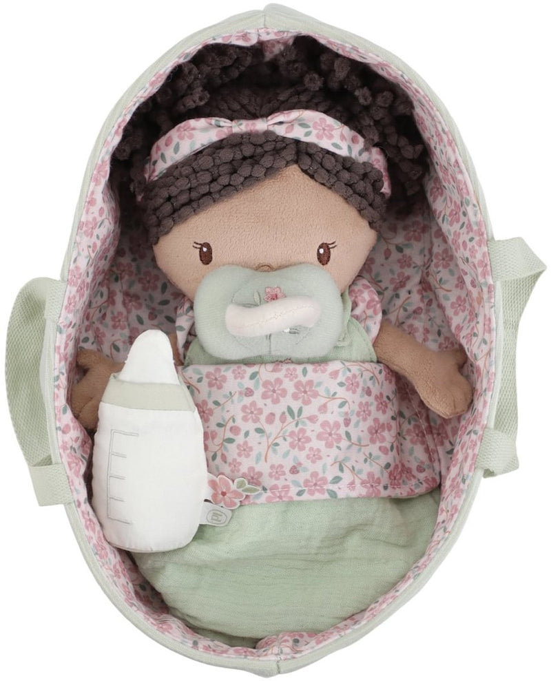 Little dutch babypop in mandje evi 25cm