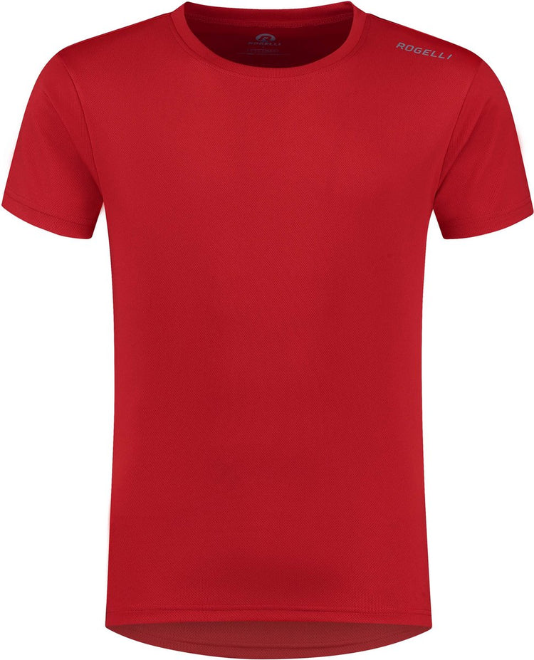 Rogelli promo hardloopshirt heren - korte mouwen - rood - l