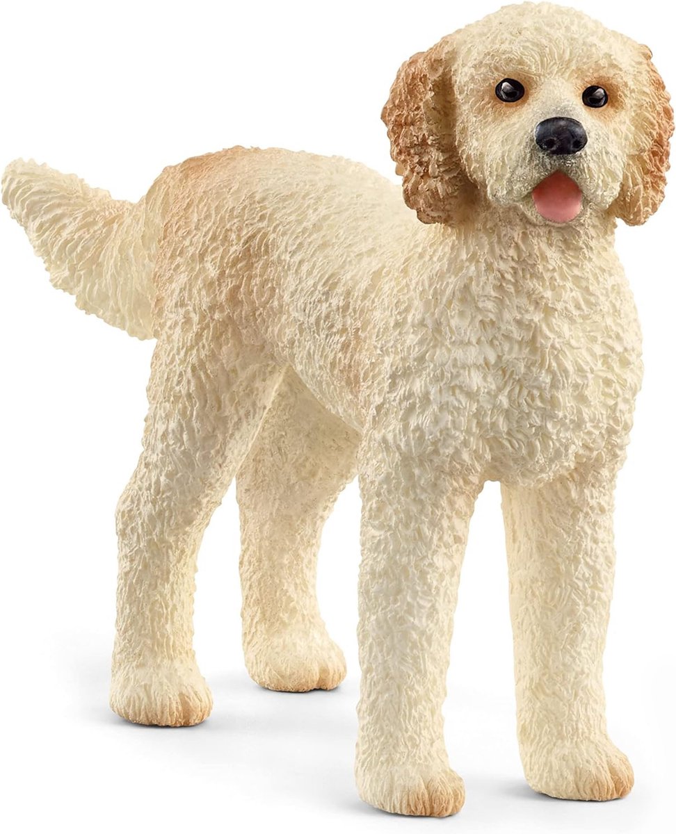 Schleich farm world - goldendoodlehond - speelfiguur - kinderspeelgoed voor jongens en meisjes - 3 tot 8 jaar - 13939