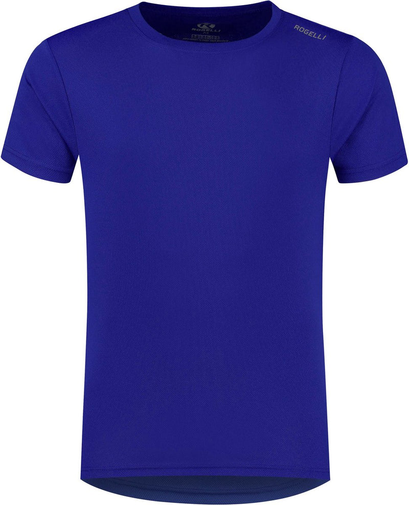 Rogelli promo hardloopshirt heren - korte mouwen - blauw - m