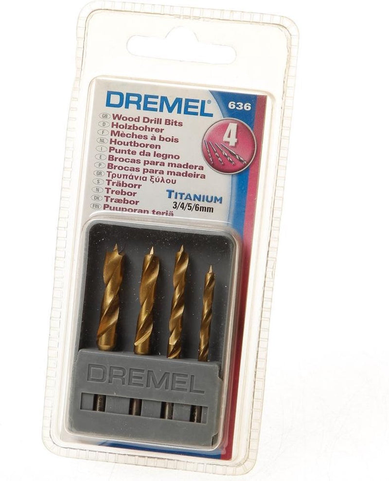Dremel houtborenset 4-stuks