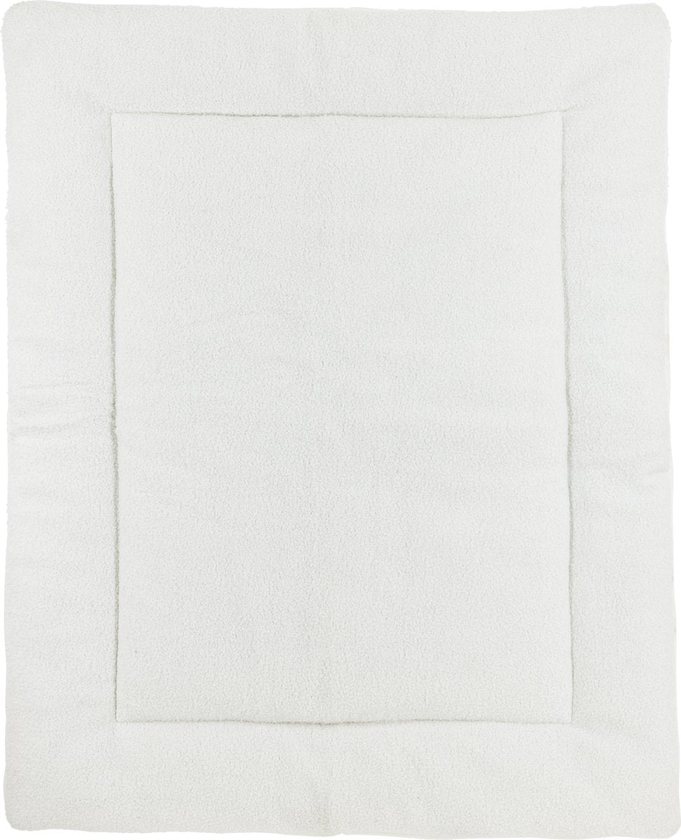 Meyco baby bouclé boxkleed - offwhite - 80x100cm