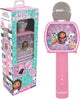 Lexibook gabby’s dollhouse draadloze microfoon met luidspreker, stemvervormer, uitschuifbare telefoonhouder en bluetooth-optie