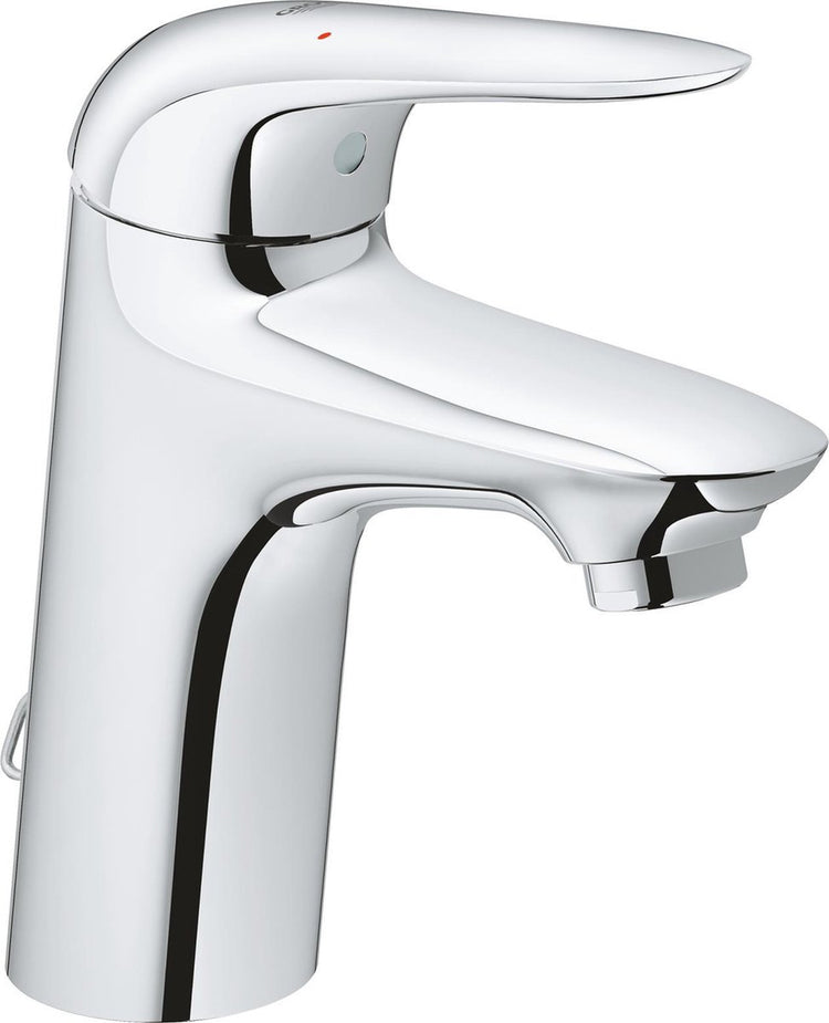 Grohe eurostyle wastafelkraan - met ketting - medium - chroom