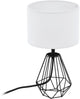 Eglo carlton 2 tafellamp - e14 - 30,5 cm - zwart wit