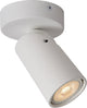 Lucide xyrus - plafondspot (plafondlamp) - ø 9 cm - led dim to warm - gu10 - 1x5w 2200k 3000k - wit