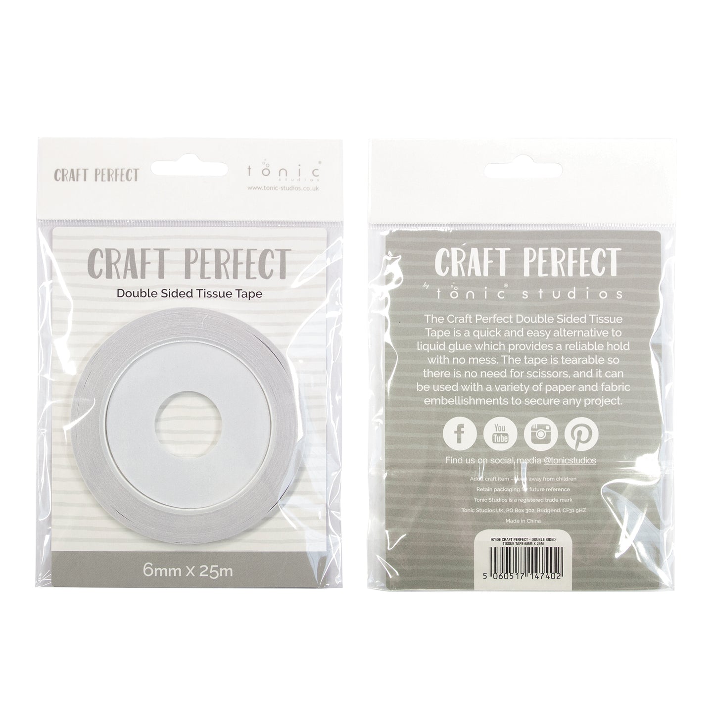 Tonic studios • accessories double sided tape tissue 6mm