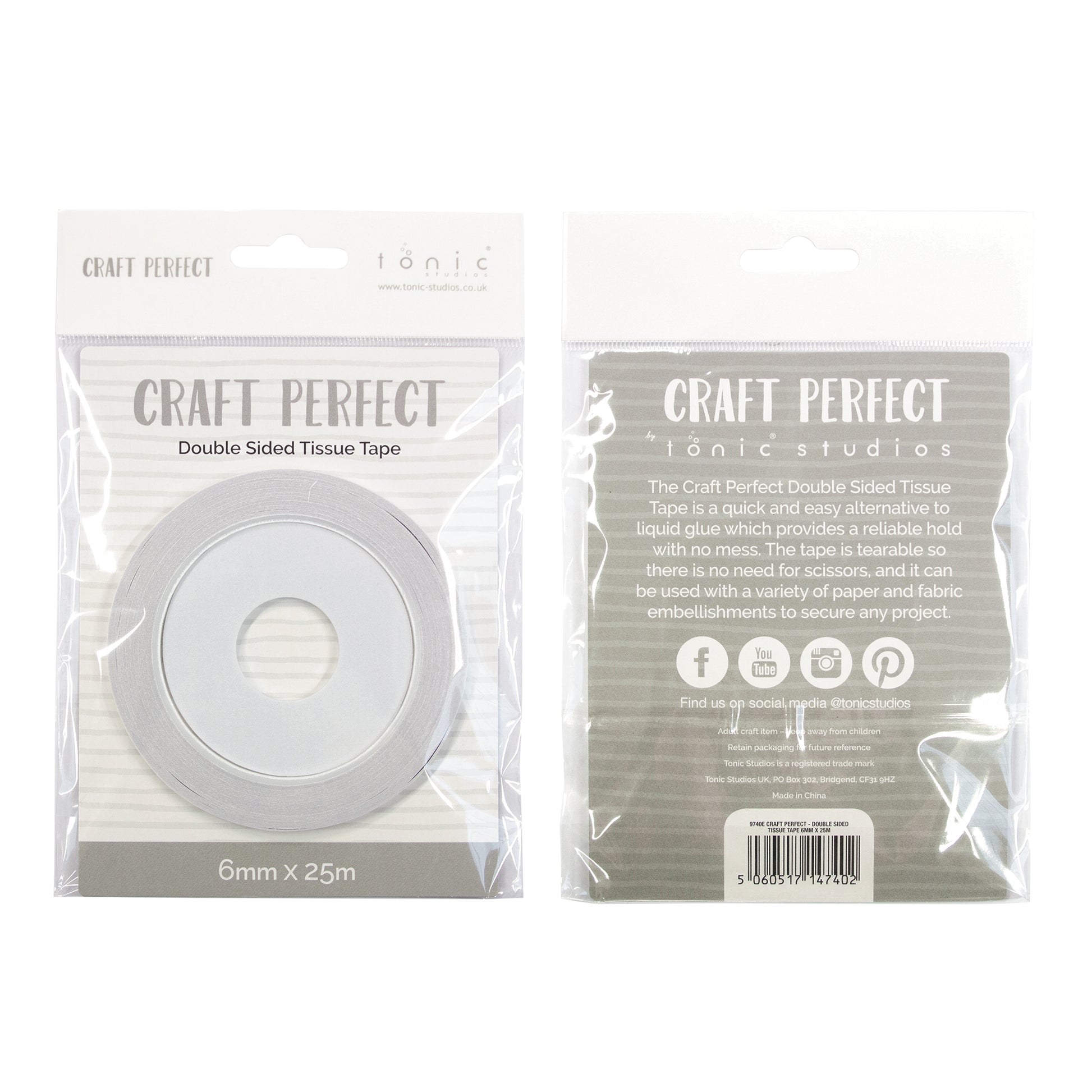 Tonic studios • accessories double sided tape tissue 6mm
