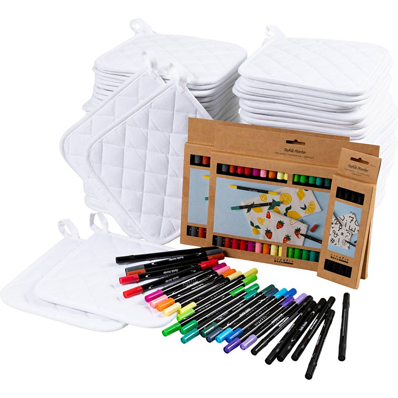 Https: www.cchobby.nl groepsset-pannenlappen-met-stiften-zwart-wit-1-set