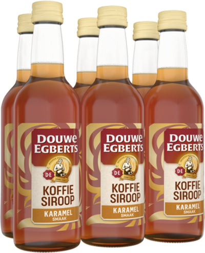 Douwe egberts siroop karamel (6x 250 ml)