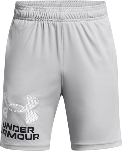 Under armour ua tech logo shorts jongens sportbroek - grijs