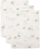 Jollein baby hydrofiel washandje 15x20cm - baby washandje - on the go - 3 stuks