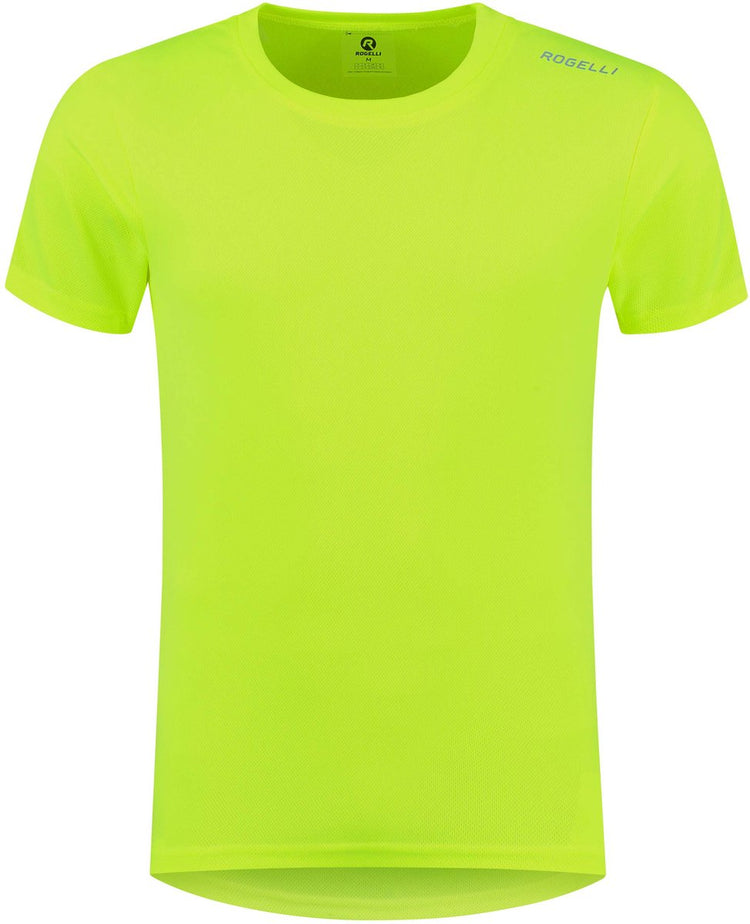 Rogelli promo hardloopshirt heren - korte mouwen - fluorgeel - 3xl