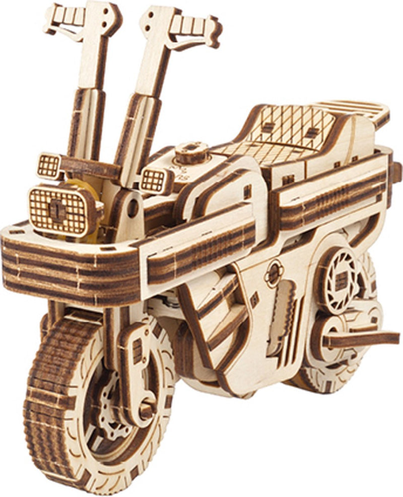 Ugears houten 3d model - opvouwbare scooter