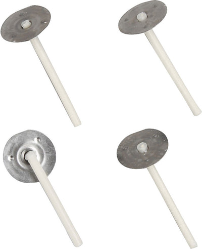 Creativ company waxed kaarsenlonten l:35 mm 100 stuks