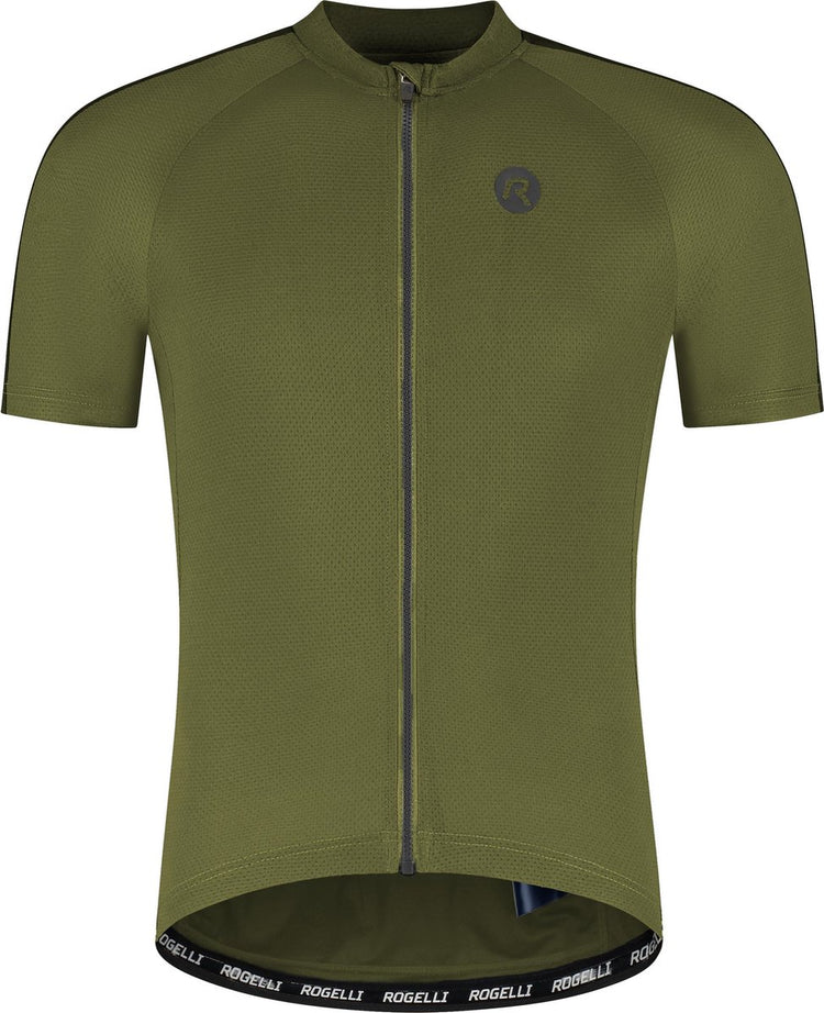 Rogelli explore fietsshirt heren - korte mouwen - wielrenshirt - groen - maat l
