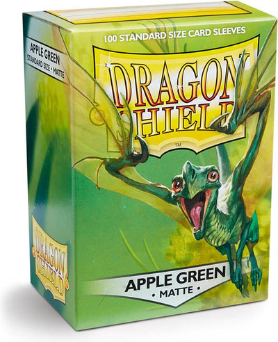 Dragon shield tcg sleeves - - apple green groen standard size