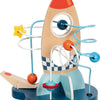 Goki kralenstructuur: space orbit 21 19,5x14x21,4cm, met galaxy katapult, hout en metaal, 1+