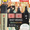 Stabilo boss original - markeerstift - set 4 stuks - naturecolors