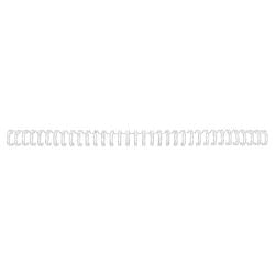Draagbindruggen wirebind 34 gbc metaal 6mm wit capaciteit 45vel