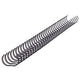 Gbc draagbindruggen wirebind 34 metaal 14mm zwart capaciteit 105vel