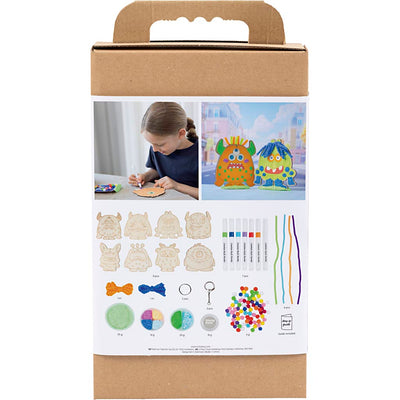 Creativ company hobbyset decoratie - 8 monsters