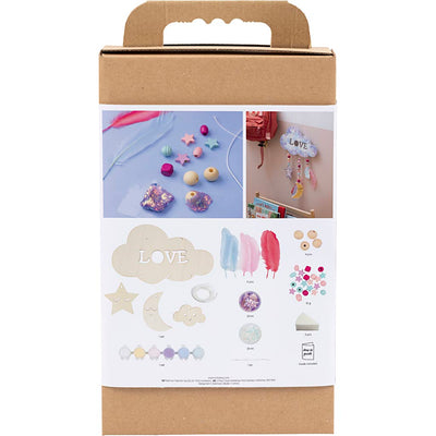 Creativ company hobbyset decoratie - wolkje, maan en ster
