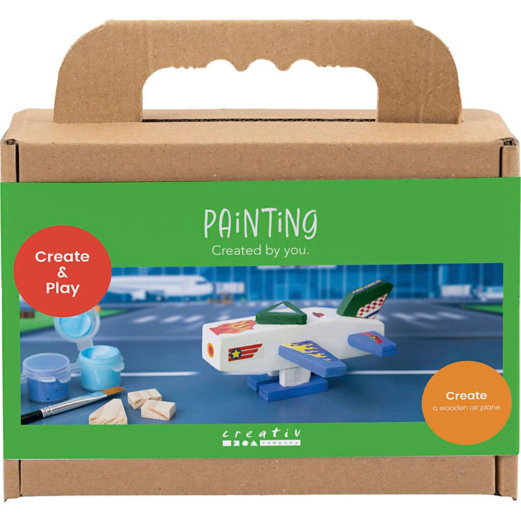 Creativ company https: www.cchobby.nl mini-hobbyset-schilderen-vliegtuig-blauw-groen-harmonie-1-doos