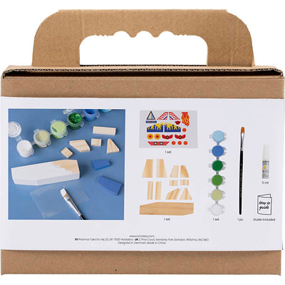 Creativ company cc mini hobbyset schilderen vliegtuig