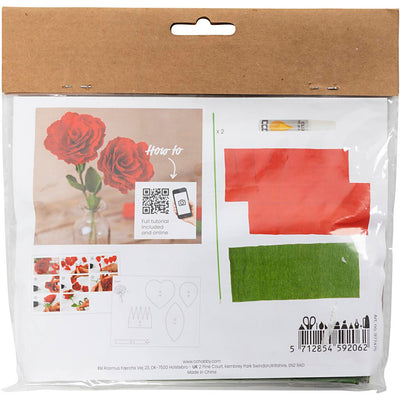 Creativ company http: www.cchobby.nl mini-hobbyset-crepepapier-rozen-crepe-verhouding-180-105-gr-1-doos