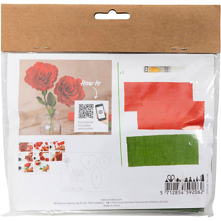 Creativ company https: www.cchobby.nl mini-hobbyset-crepepapier-rozen-crepe-verhouding-180-105-gr-1-doos