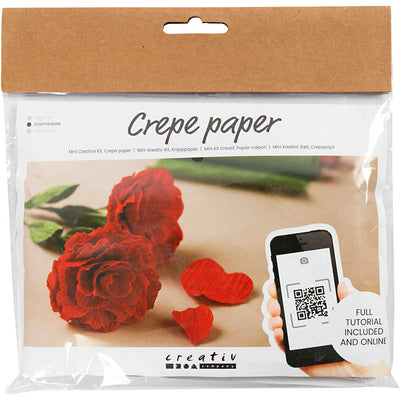 Creativ company http: www.cchobby.nl mini-hobbyset-crepepapier-rozen-crepe-verhouding-180-105-gr-1-doos