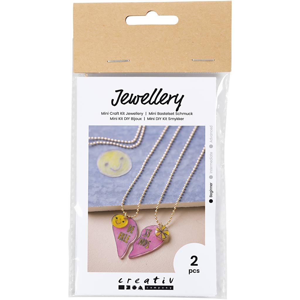 Creativ company http: www.cchobby.nl mini-hobbyset-sieraden-vriendschapskettingen-van-krimpfolie-1-doos