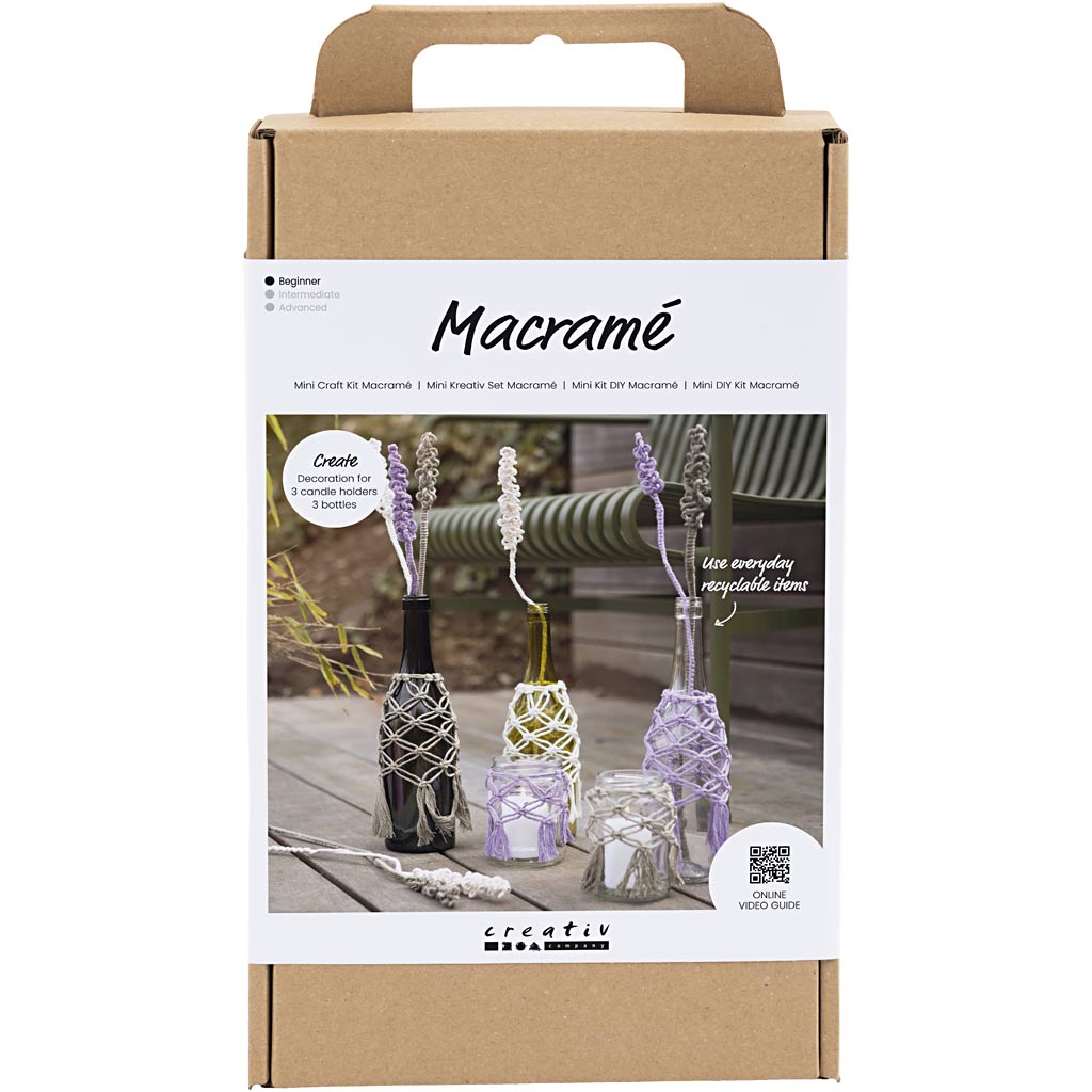 Creativ company http: www.cchobby.nl hobbyset-macrame-glasdecoratie-1-doos