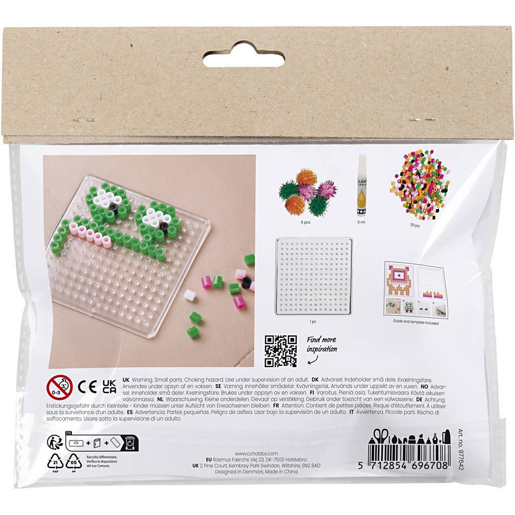 Https: www.cchobby.nl mini-hobbyset-strijkkralen-monster-diverse-kleuren-1-doos