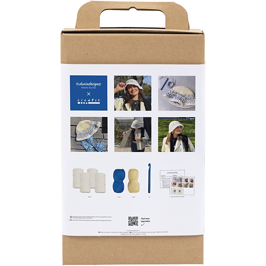 Creativ company hobbyset haken grote zonnehoed