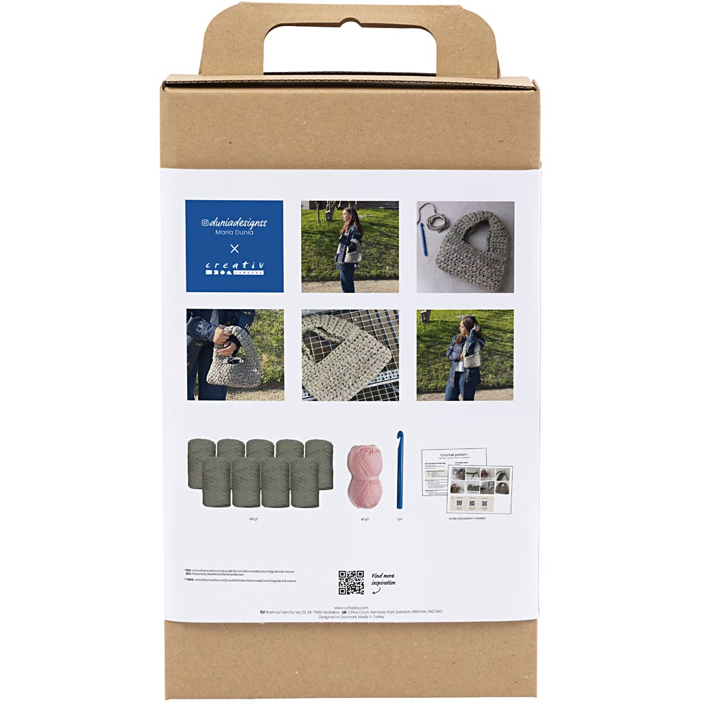 Creativ company https: www.cchobby.nl hobbyset-haken-stoere-tas-olijfgroen-1-doos