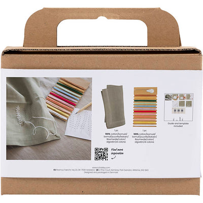 Creativ company https: www.cchobby.nl mini-hobbyset-borduren-servet-dusty-groen-1-doos