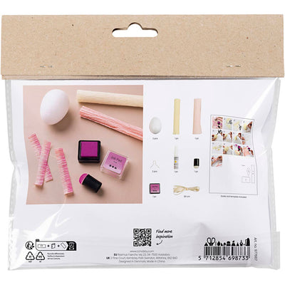Creativ company http: www.cchobby.nl mini-hobbyset-crepepapier-eieren-lichtroze-lichtgeel-1-doos